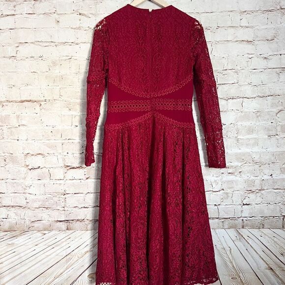 ASOS lace crochet dress long sleeve - Picture 9 of 9